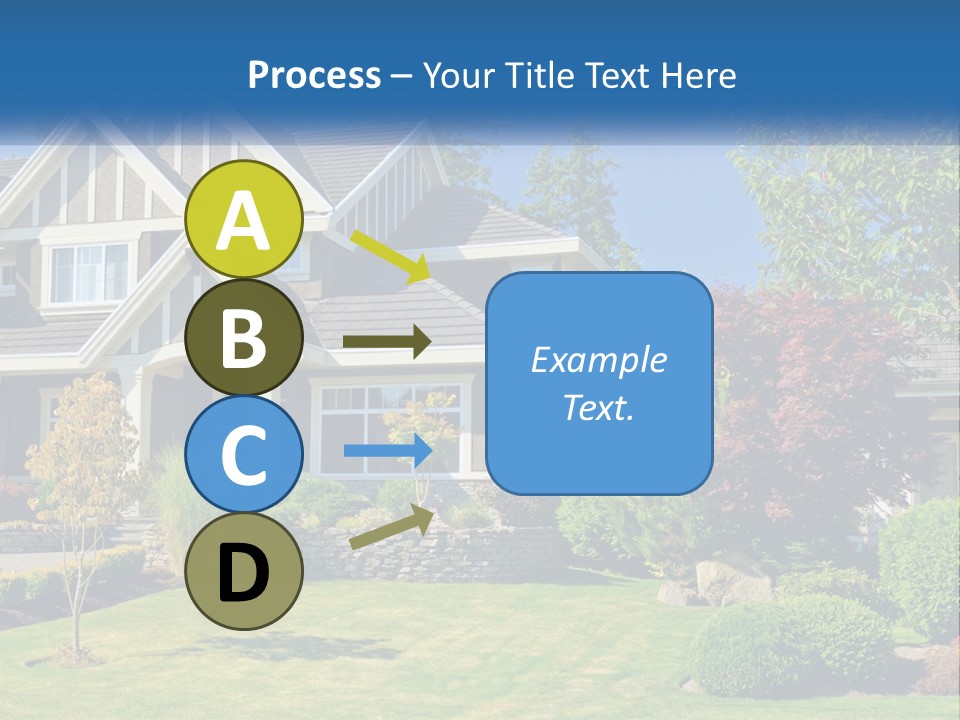 Upscale Blue Yard PowerPoint Template