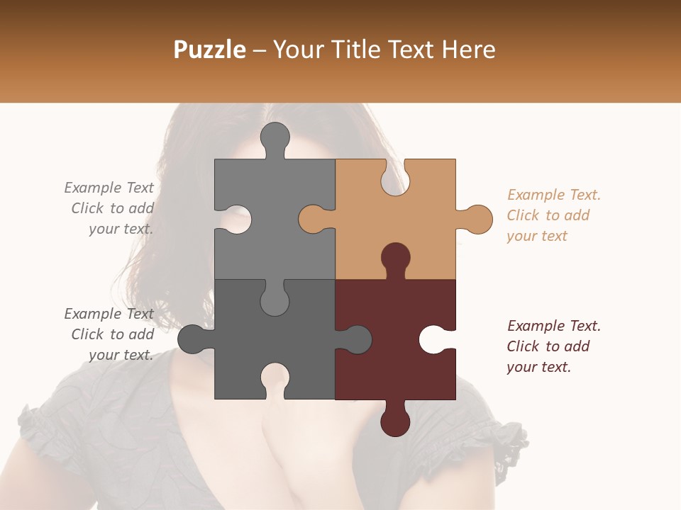 One Studio Hand PowerPoint Template