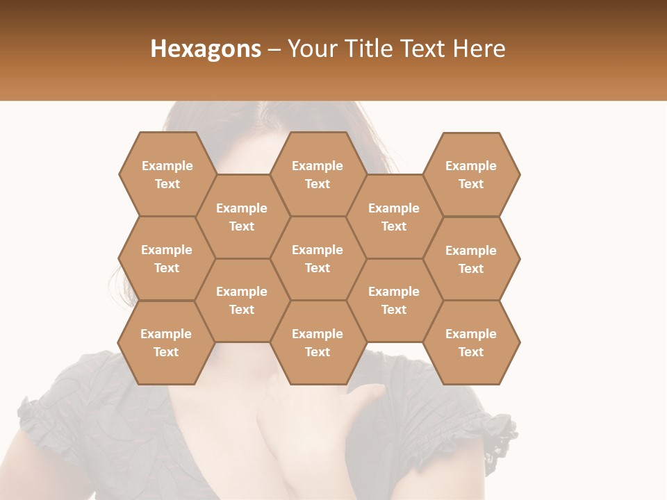 One Studio Hand PowerPoint Template