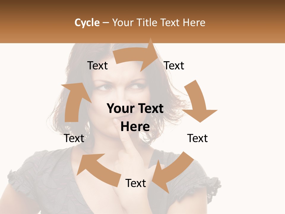 One Studio Hand PowerPoint Template
