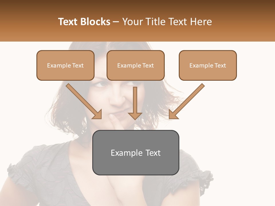 One Studio Hand PowerPoint Template