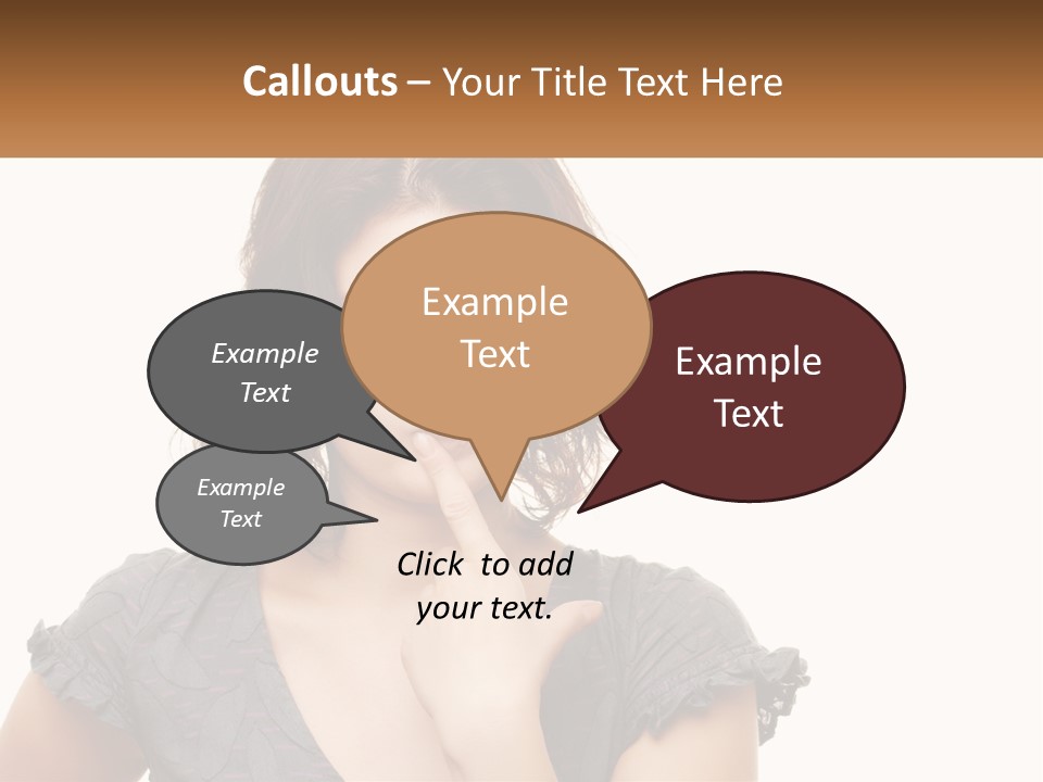 One Studio Hand PowerPoint Template