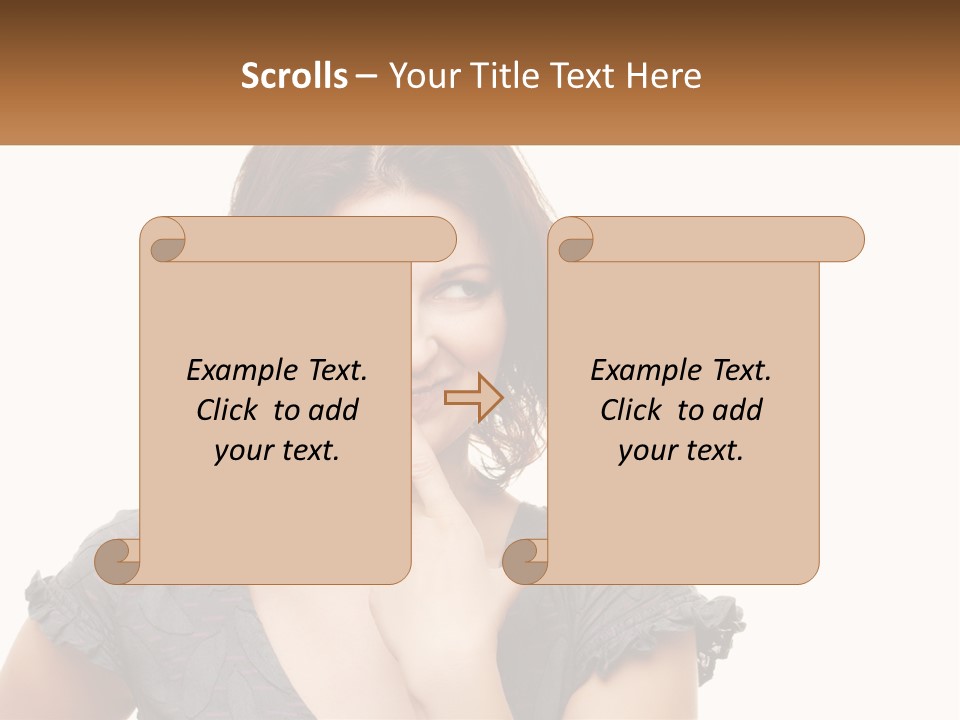 One Studio Hand PowerPoint Template