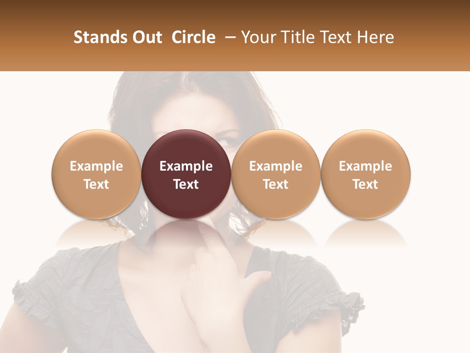 One Studio Hand PowerPoint Template