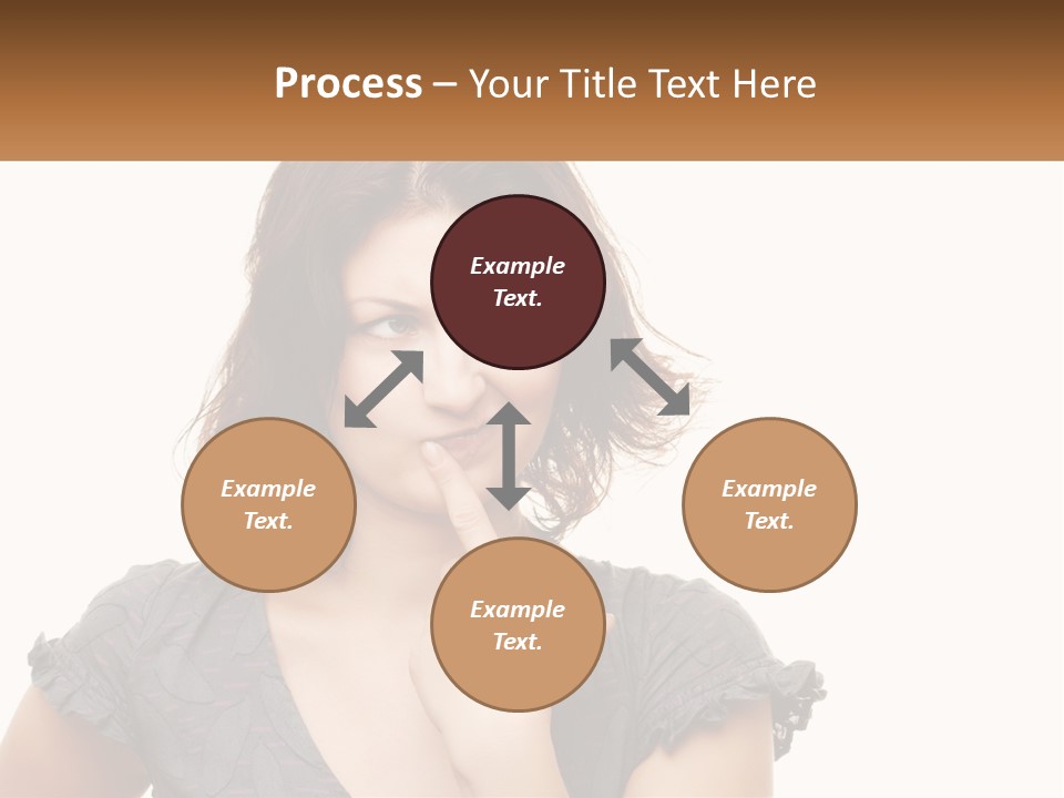 One Studio Hand PowerPoint Template