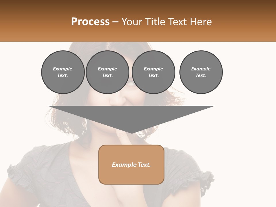 One Studio Hand PowerPoint Template