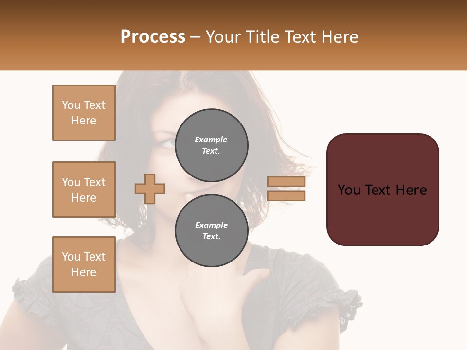 One Studio Hand PowerPoint Template