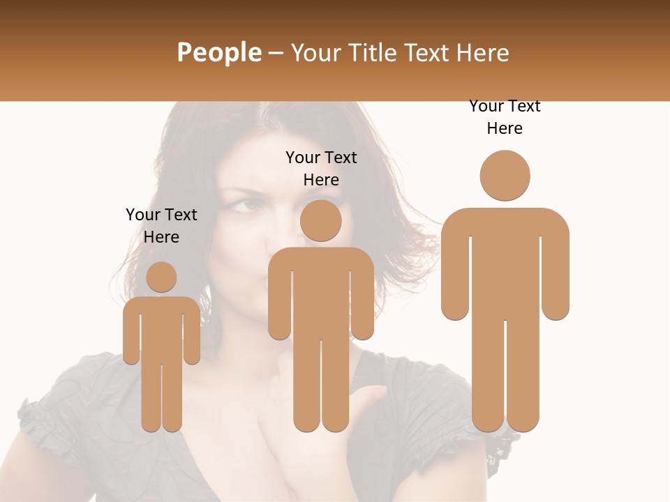 One Studio Hand PowerPoint Template