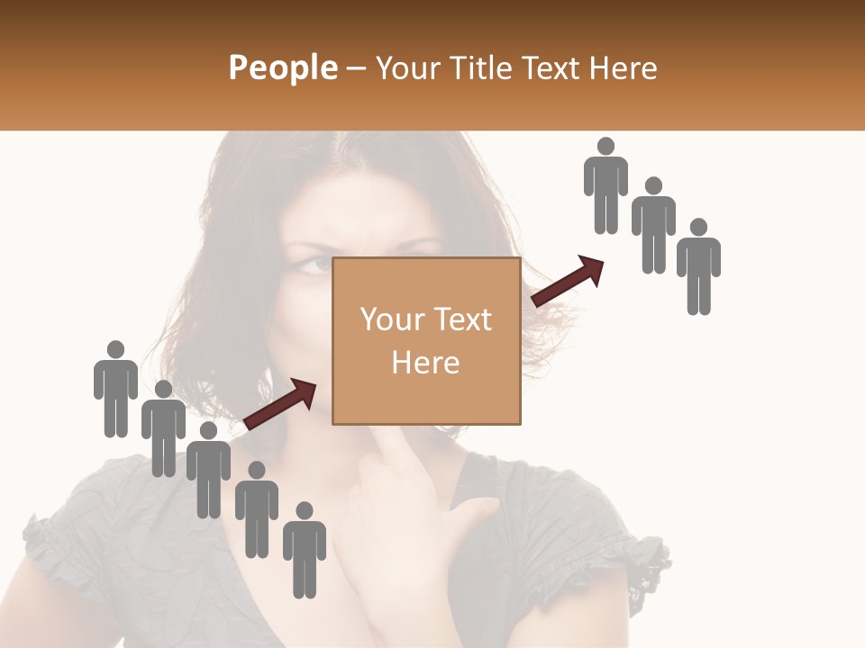 One Studio Hand PowerPoint Template