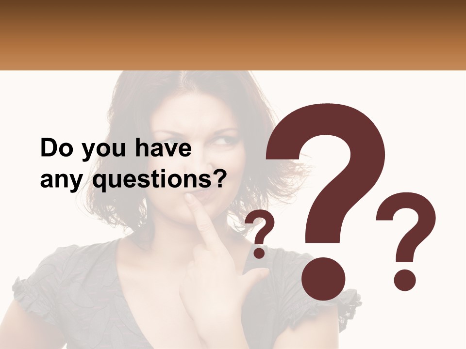 One Studio Hand PowerPoint Template