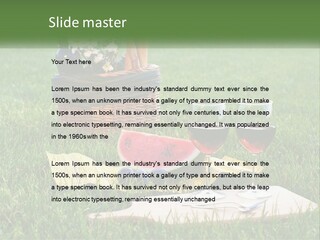 Melon Carrying Grass PowerPoint Template