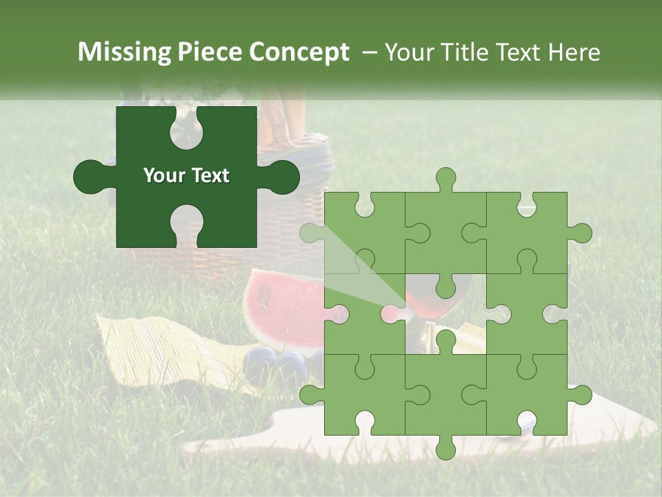 Melon Carrying Grass PowerPoint Template