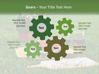 Melon Carrying Grass PowerPoint Template