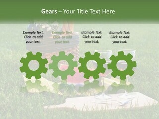 Melon Carrying Grass PowerPoint Template