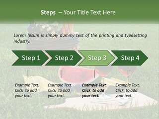 Melon Carrying Grass PowerPoint Template