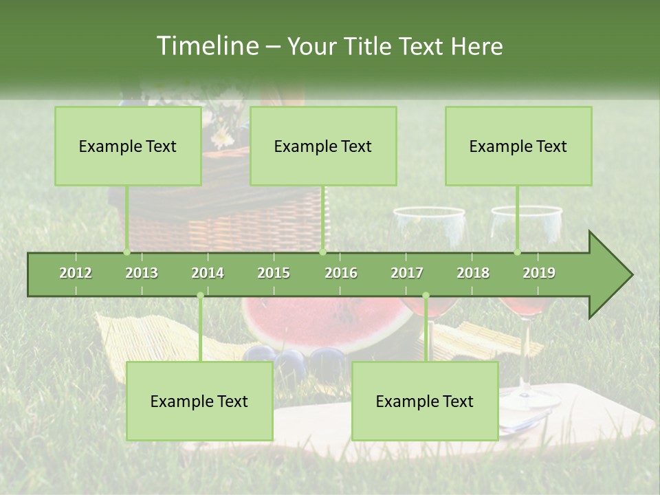 Melon Carrying Grass PowerPoint Template