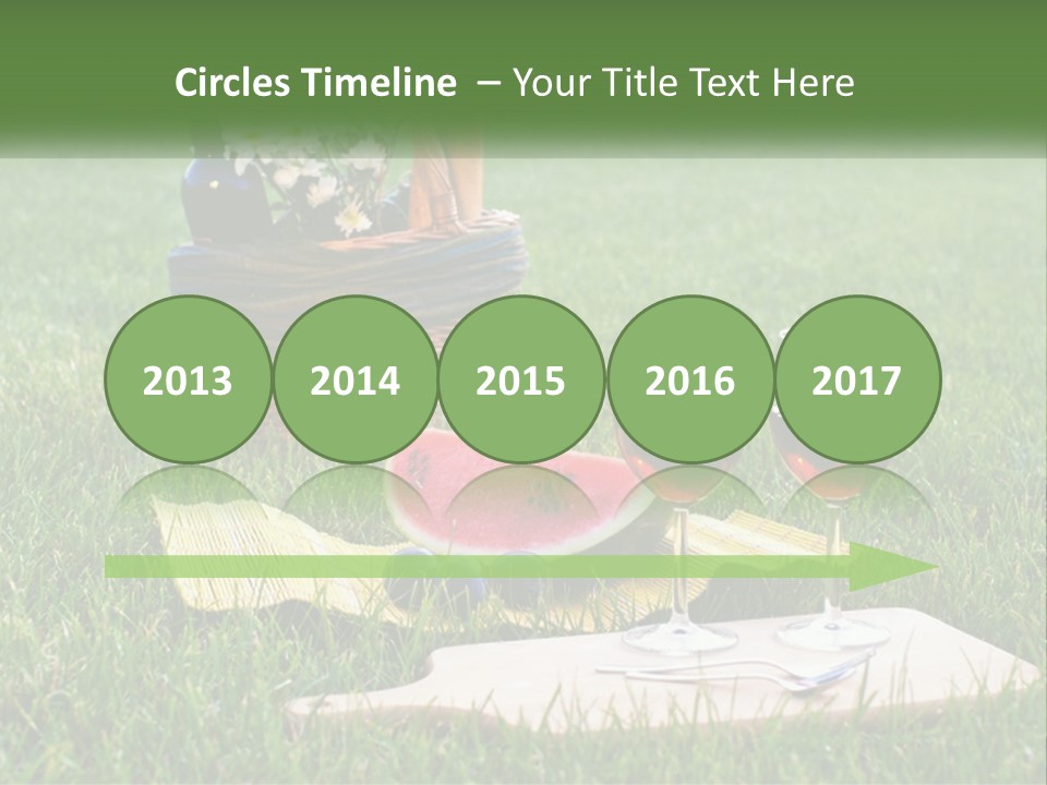 Melon Carrying Grass PowerPoint Template