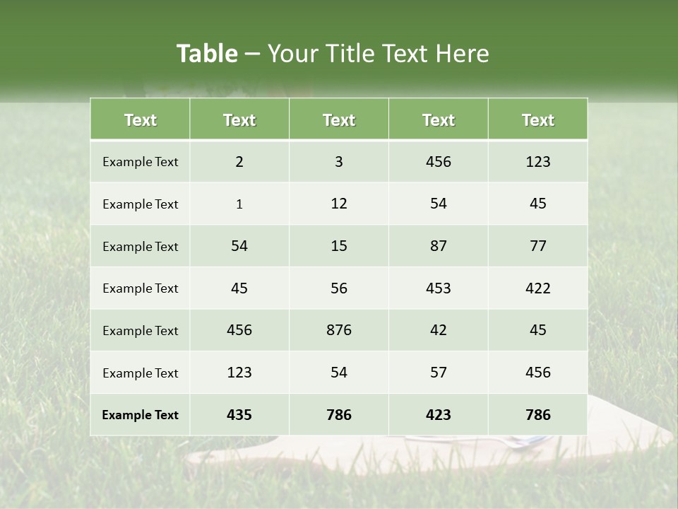 Melon Carrying Grass PowerPoint Template