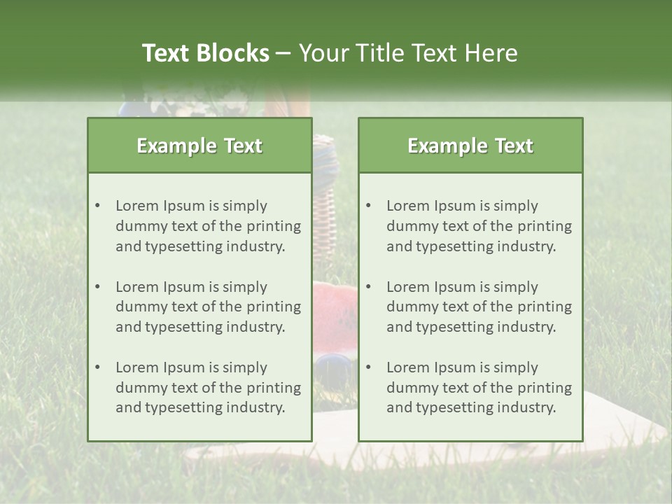 Melon Carrying Grass PowerPoint Template