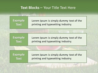 Melon Carrying Grass PowerPoint Template