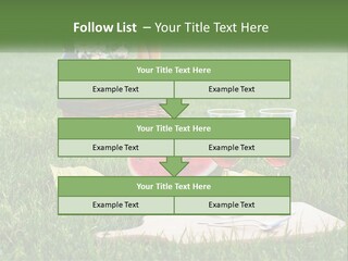 Melon Carrying Grass PowerPoint Template