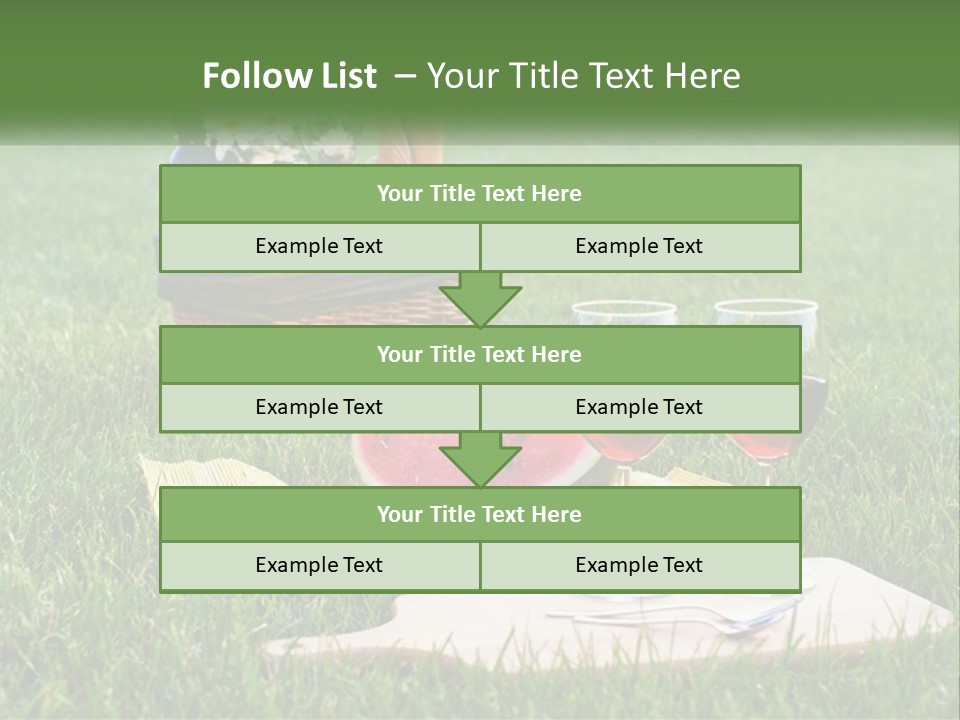 Melon Carrying Grass PowerPoint Template