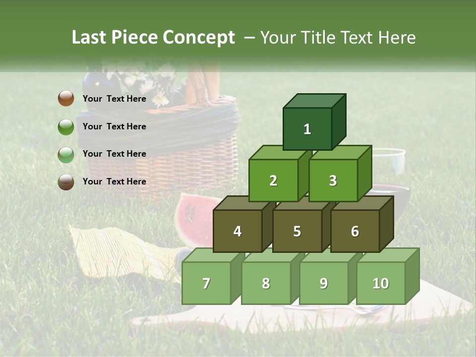 Melon Carrying Grass PowerPoint Template