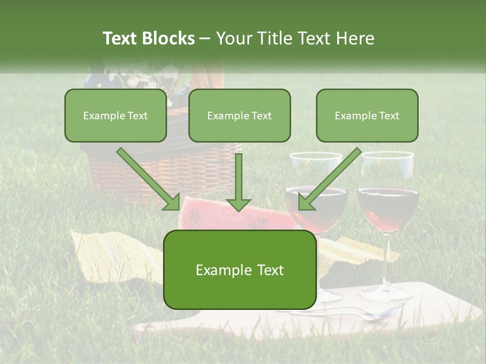 Melon Carrying Grass PowerPoint Template
