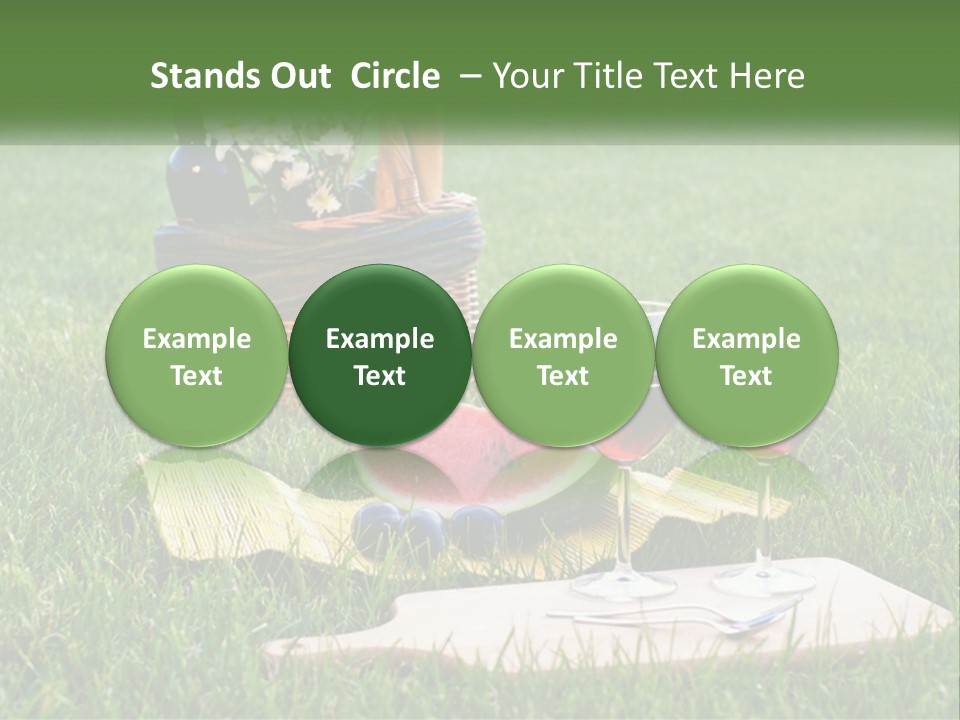 Melon Carrying Grass PowerPoint Template