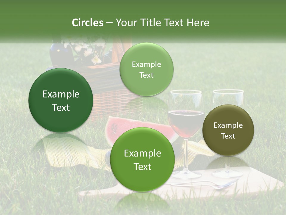 Melon Carrying Grass PowerPoint Template