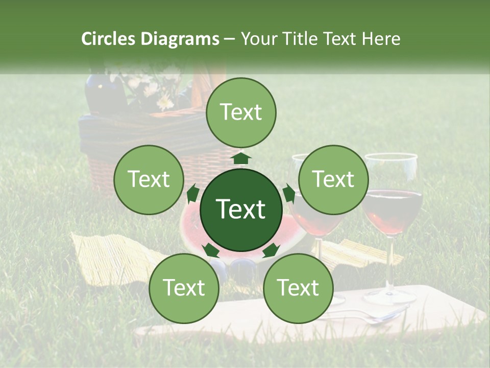 Melon Carrying Grass PowerPoint Template