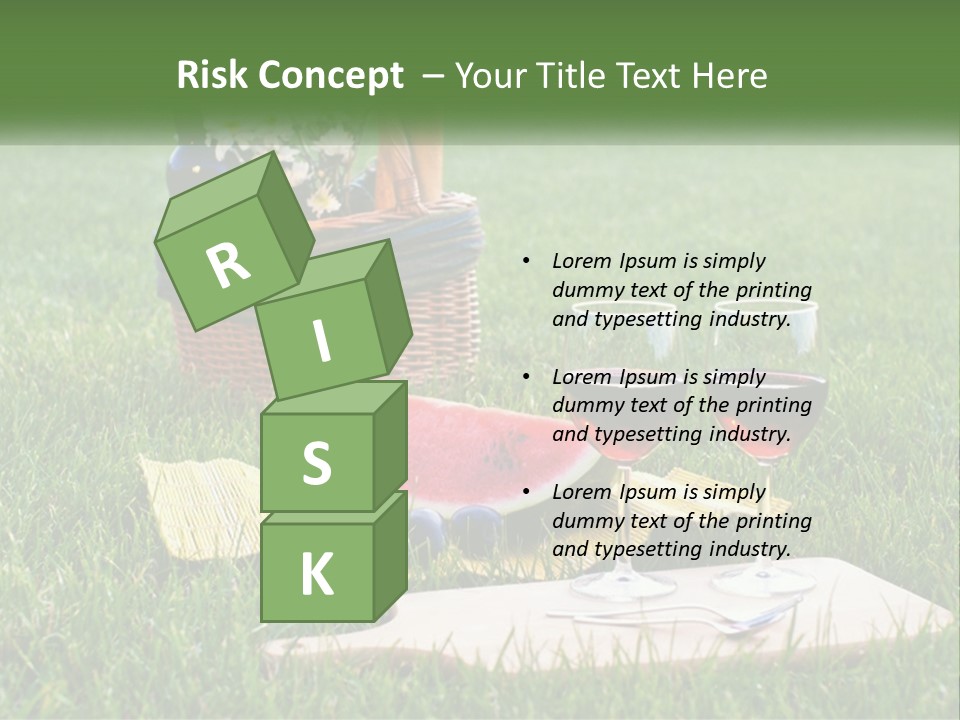 Melon Carrying Grass PowerPoint Template