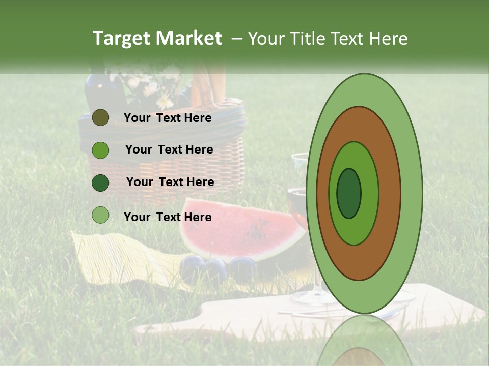 Melon Carrying Grass PowerPoint Template