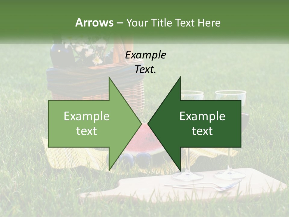 Melon Carrying Grass PowerPoint Template