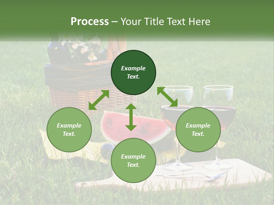 Melon Carrying Grass PowerPoint Template