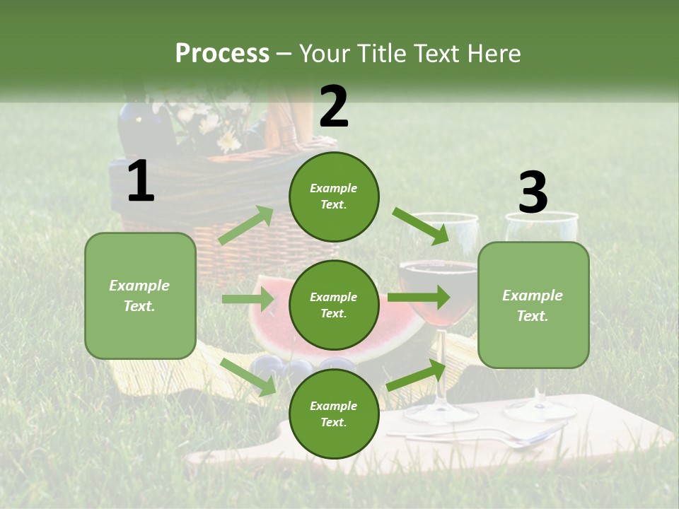 Melon Carrying Grass PowerPoint Template