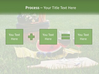 Melon Carrying Grass PowerPoint Template