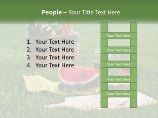Melon Carrying Grass PowerPoint Template