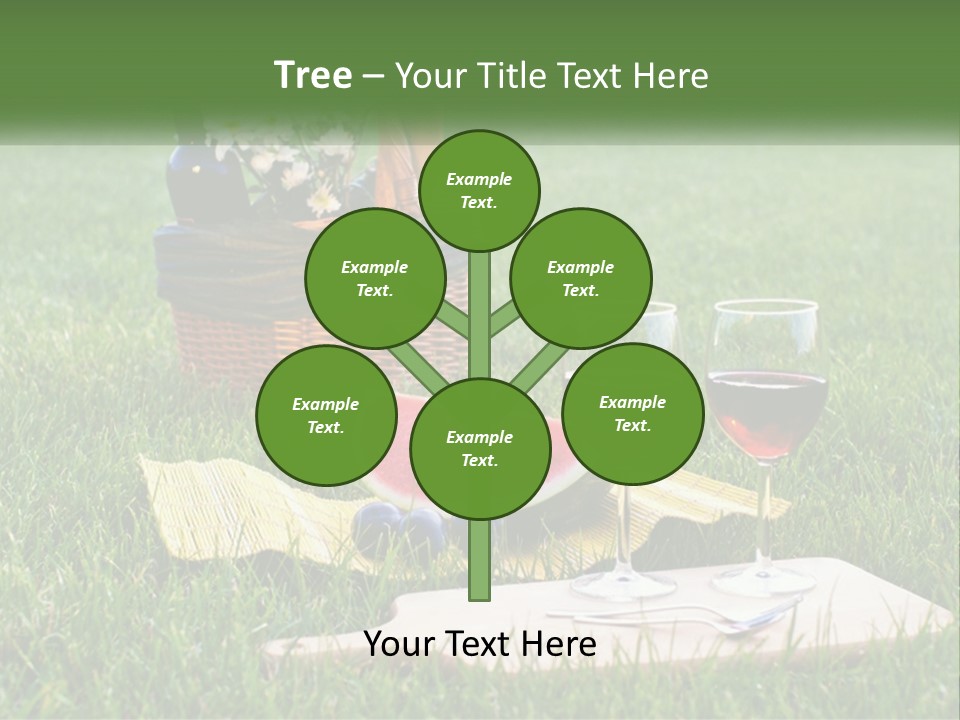 Melon Carrying Grass PowerPoint Template