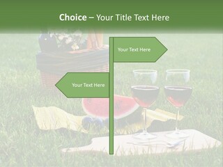 Melon Carrying Grass PowerPoint Template