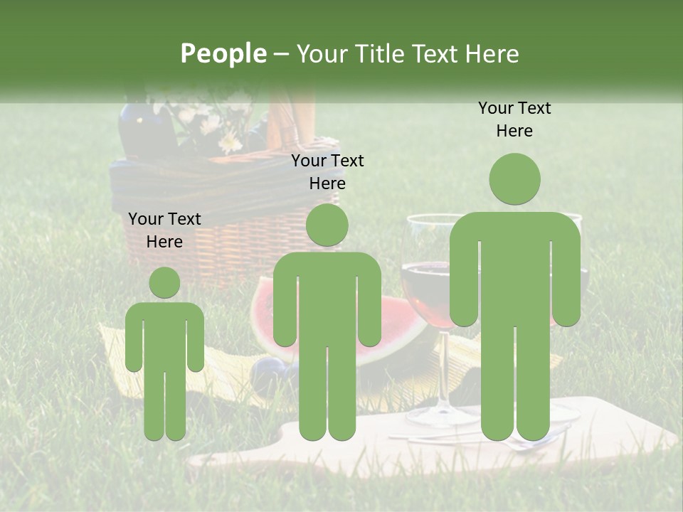 Melon Carrying Grass PowerPoint Template