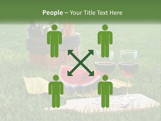 Melon Carrying Grass PowerPoint Template