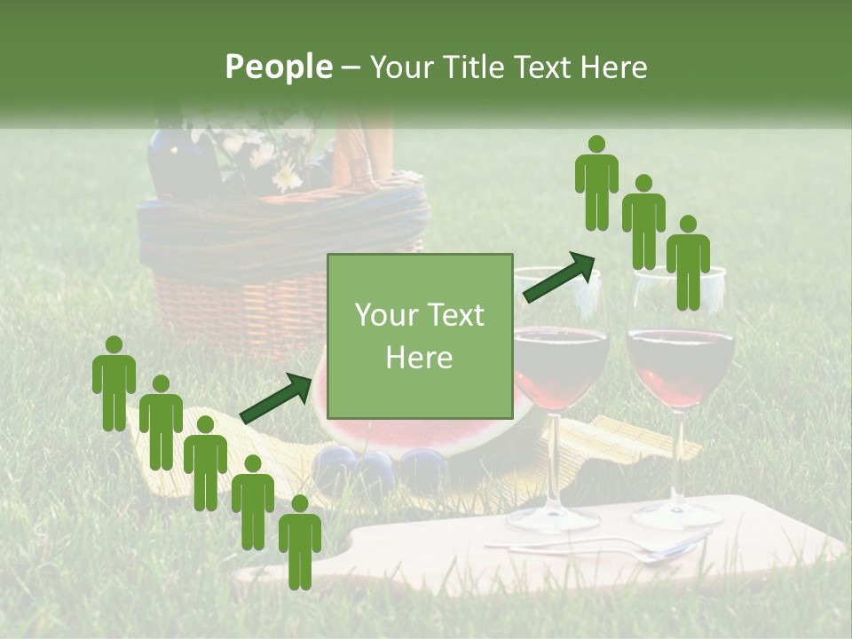 Melon Carrying Grass PowerPoint Template