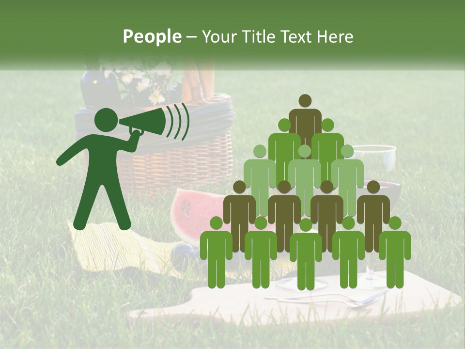 Melon Carrying Grass PowerPoint Template