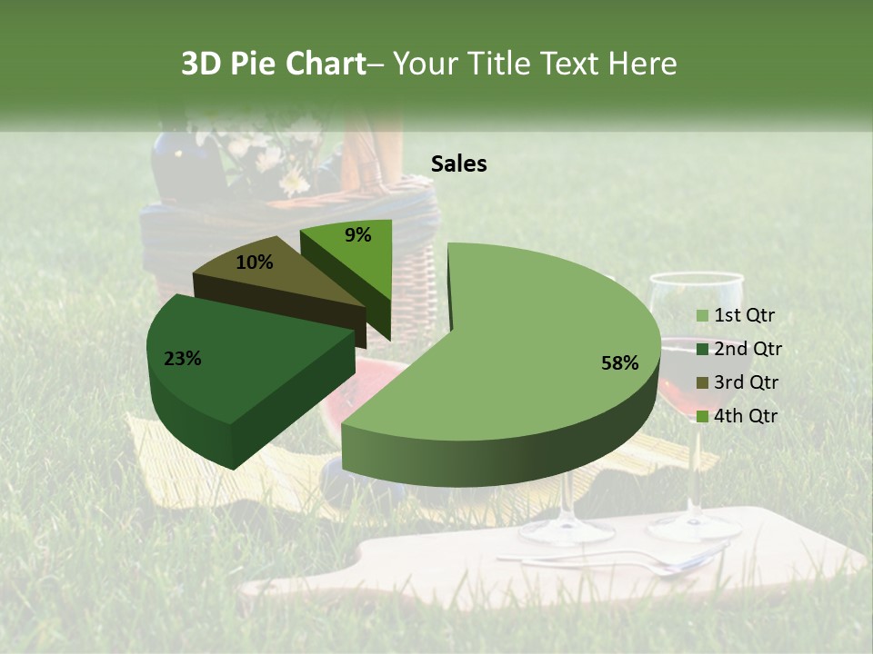 Melon Carrying Grass PowerPoint Template
