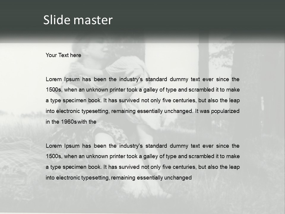 Adult Love Happy PowerPoint Template