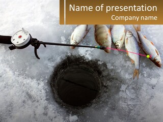 Snow Ice River PowerPoint Template