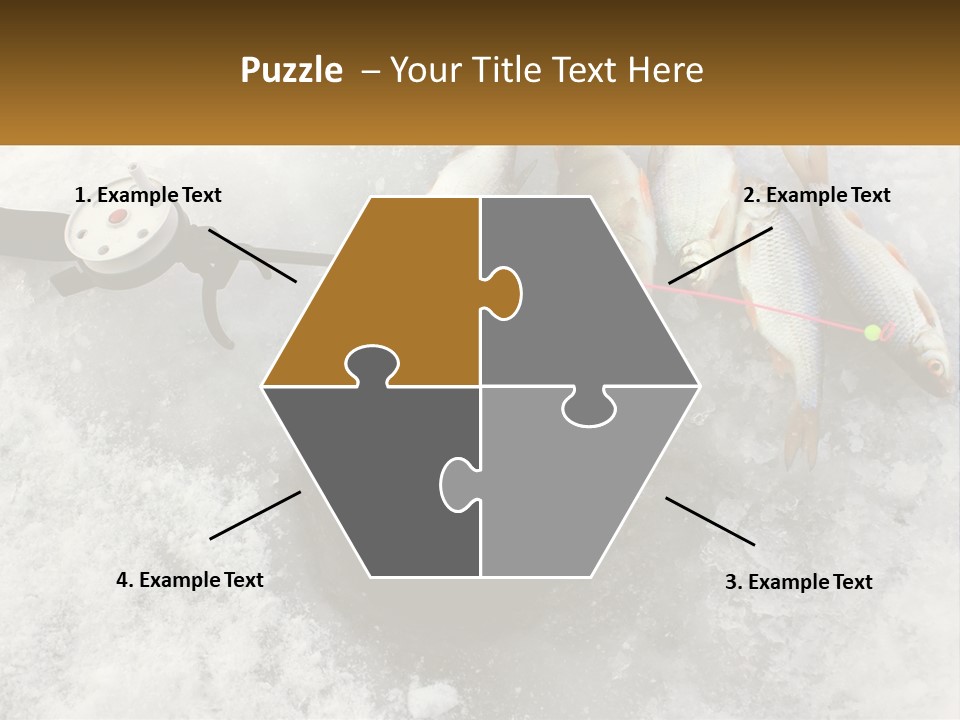 Snow Ice River PowerPoint Template