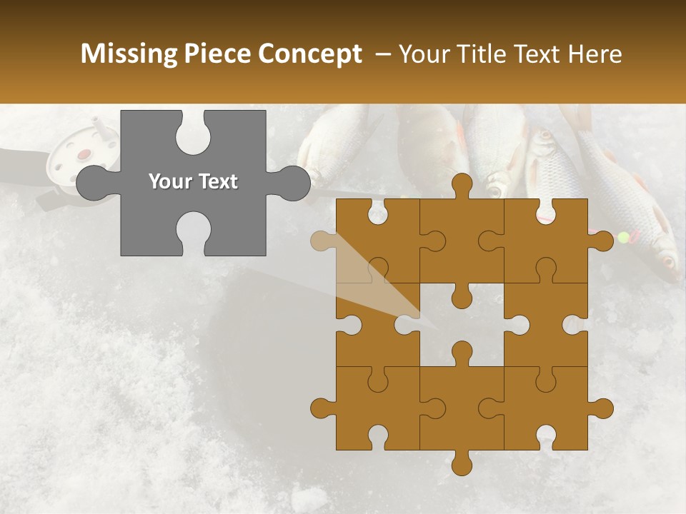 Snow Ice River PowerPoint Template