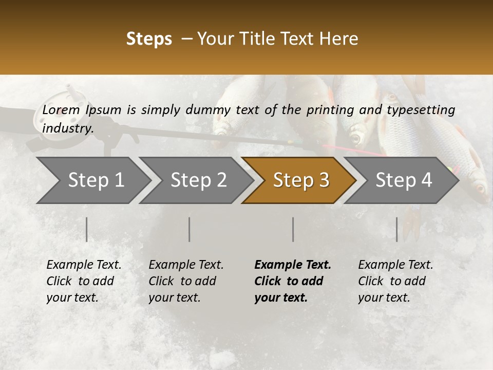 Snow Ice River PowerPoint Template